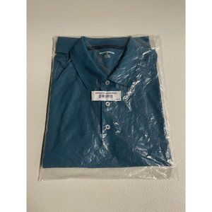 Amazon Essentials Men's Regular Fit Quick-Dry Deep Teal, Golf Polo Shirt Size M